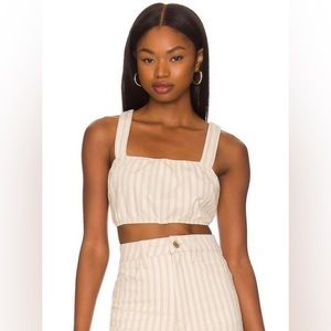 Boutique Sale! NWT! Show Me Your Mumu • Alabama Crop Top • Sandy Stripe• M • $78